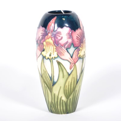 Lot 558 - A Moorcroft Pottery vase, 'Orchid' designed by Nicola Slaney