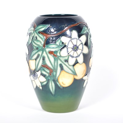 Lot 561 - A Moorcroft Pottery vase, 'Passion Fruit' designed by Rachel Bishop