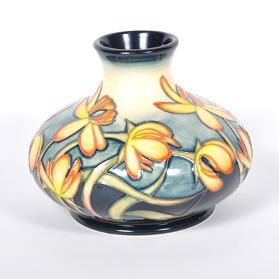 Lot 565 - A Moorcroft Pottery vase, 'Celandine' design by Emma Bossons