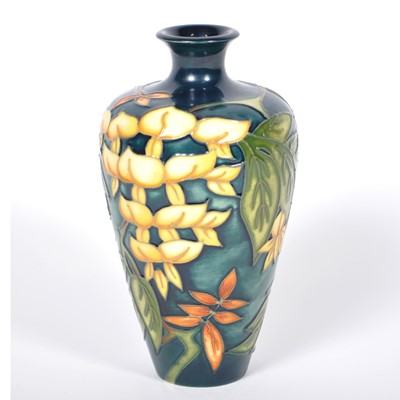 Lot 573 - A Moorcroft Pottery vase, 'Wisteria' designed by Philip Gibson for MCC