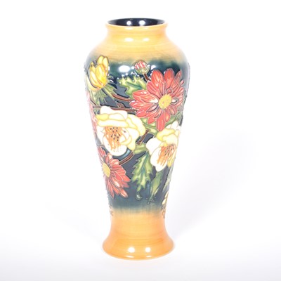 Lot 575 - A Moorcroft Pottery vase, 'Victoriana' designed by Emma Bossons