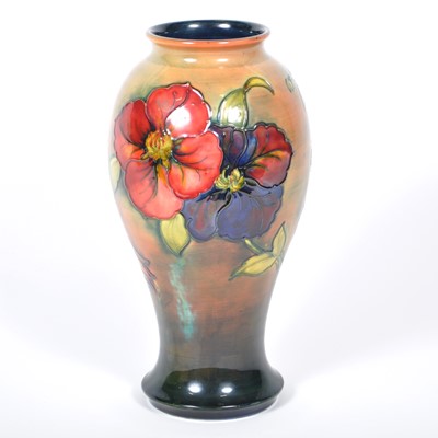 Lot 547 - A Moorcroft Pottery flambé vase, 'Anemone' designed by Walter Moorcroft, circa 1950