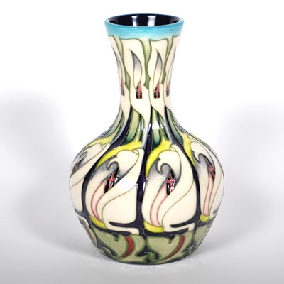 Lot 583 - A Moorcroft Pottery vase, 'Lily come Home' designed by Emma Bossons