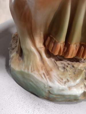 Lot 101 - Pair of Royal Worcester table ornaments
