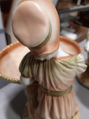 Lot 101 - Pair of Royal Worcester table ornaments