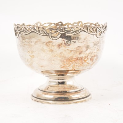 Lot 273 - Silver rose bowl