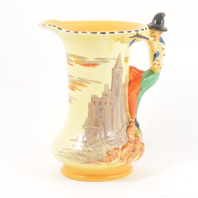 Lot 100 - Burleigh Ware jug, Pied Piper