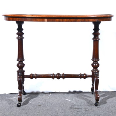 Lot 501 - Victorian mahogany stretcher table.