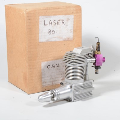 Lot 139 - LASER 80 FS R/C glow, boxed.