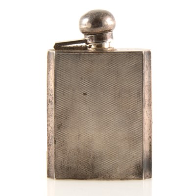 Lot 278 - A silver hipflask by Joseph Gloster Ltd.