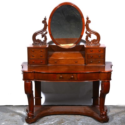 Lot 506 - Victorian mahogany dressing table