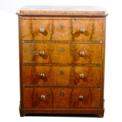 Lot 612 - A Victorian mahogany chest of drawers