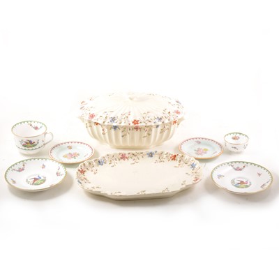 Lot 49 - Quantity of part tea and dinner services, including Spode and Copeland, four boxes.