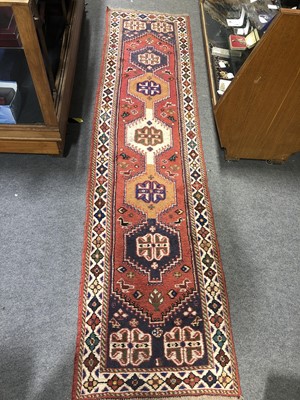 Lot 640 - A modern Persian pattern runner