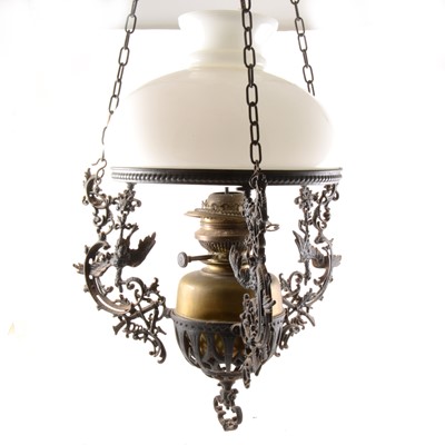 Lot 132 - A cast metal centre light fitting