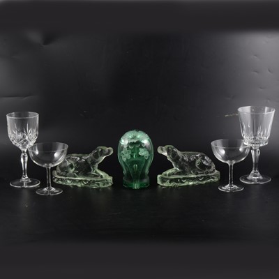 Lot 51 - A small quantity of Victorian and other glassware