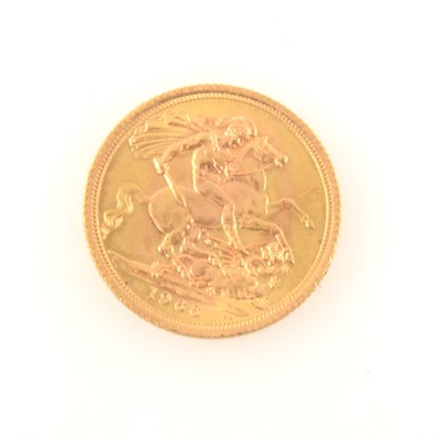 Lot 393 - A Gold Full Sovereign, Elizabeth II, 1966.