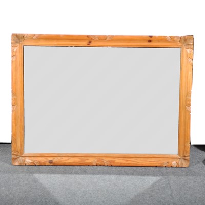 Lot 496 - Rectangular wall mirror