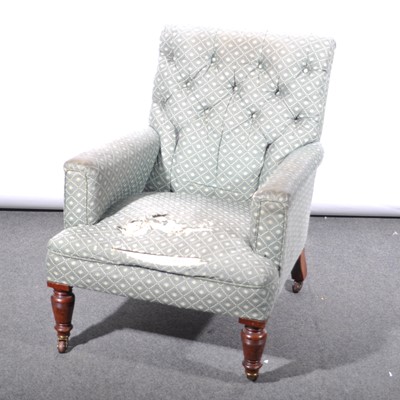 Lot 644 - Victorian easy chair