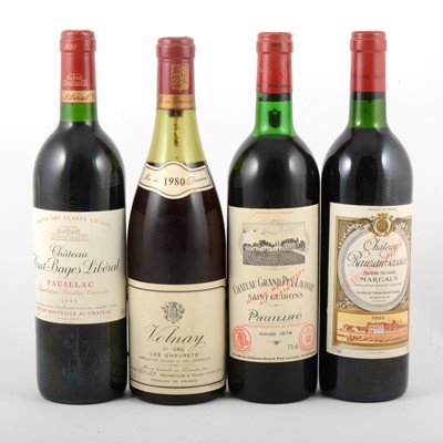 Lot 284 - Four bottles of French vintage wine