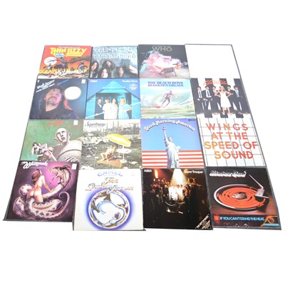 Lot 26 - Collection of vinyl LP records, including Pink Floyd, Deep Purple, The Who, etc