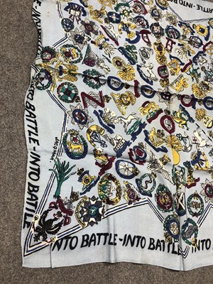 Lot 134 - Jacqmar - A World War II "Into Battle" scarf