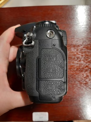 Lot 168 - Three digital SLR cameras; including Fujifilm...