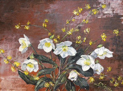 Lot 476 - E M Squibbs, Christmas Roses