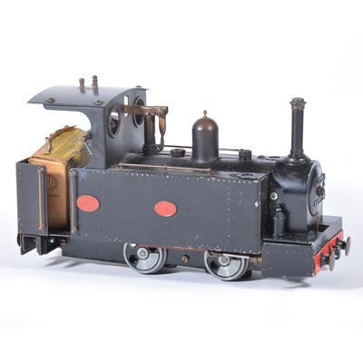 Lot 11 - A 16mm scale / O gauge live steam locomotive; a converted Mamod body to Salam River class type locomotive