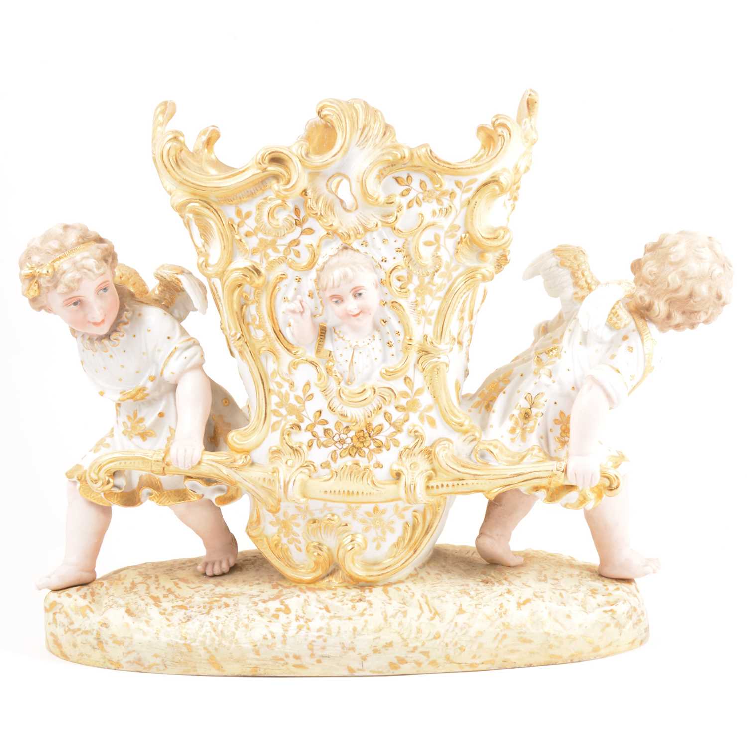 Lot 22 - French porcelain jardiniere