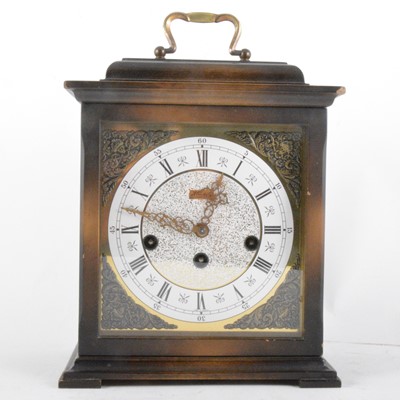 Lot 228 - Modern walnut bracket clock