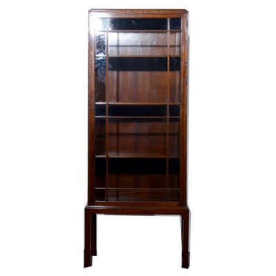 Lot 485 - Mahogany display cabinet