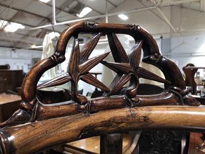 Lot 492 - Chinese rosewood corner chair