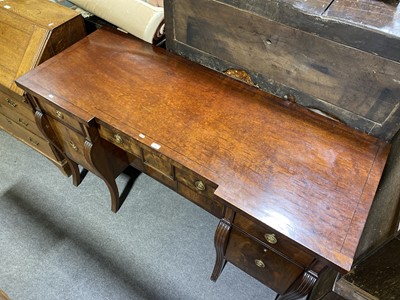 Lot 134 - A George IV mahogany sideboard