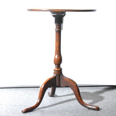 Lot 435 - Georgian oak tripod table