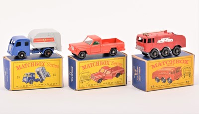 Lot 138 - Matchbox Lesney 1-75 series, no.63, no.71 and no.15