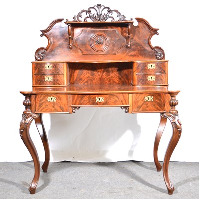 Lot 438 - Louis Philippe style mahogany writing table