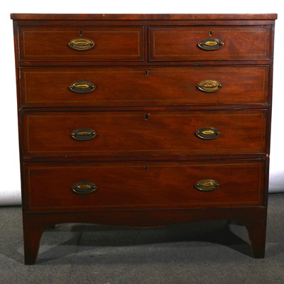 Lot 406 - Victorian mahogany chest of drawers