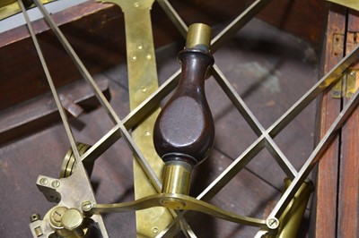 Lot 246 - A brass octant, Dolland, London