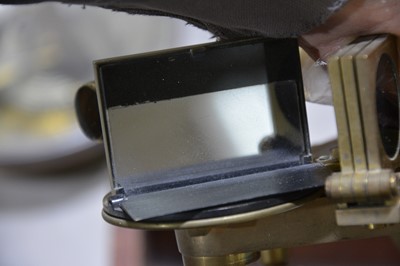 Lot 246 - A brass octant, Dolland, London