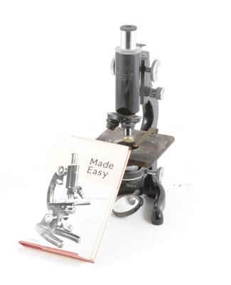 Lot 188 - A service microscope, W Watson & Sons Ltd, London, 90462, 34cm