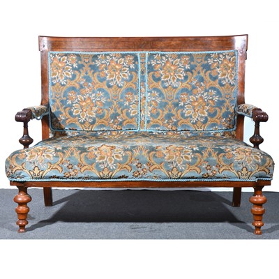 Lot 591 - Edwardian two seater sofa