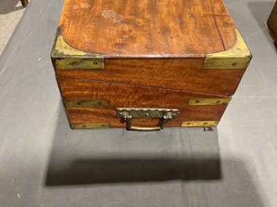 Lot 106 - Three boxes, including Tunbridge, cigar box and writing box.