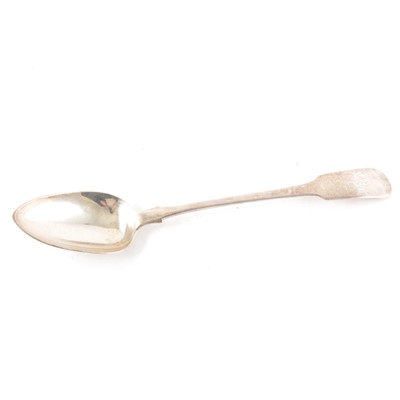 Lot 345 - George IV silver basting spoon