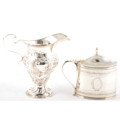 Lot 336 - A Victorian silver cream jug