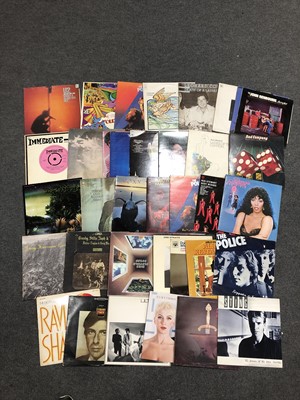 Lot 14 - One box of LP vinyl records; approx 76, mostly 1970s and 1980s Pop and Rock music