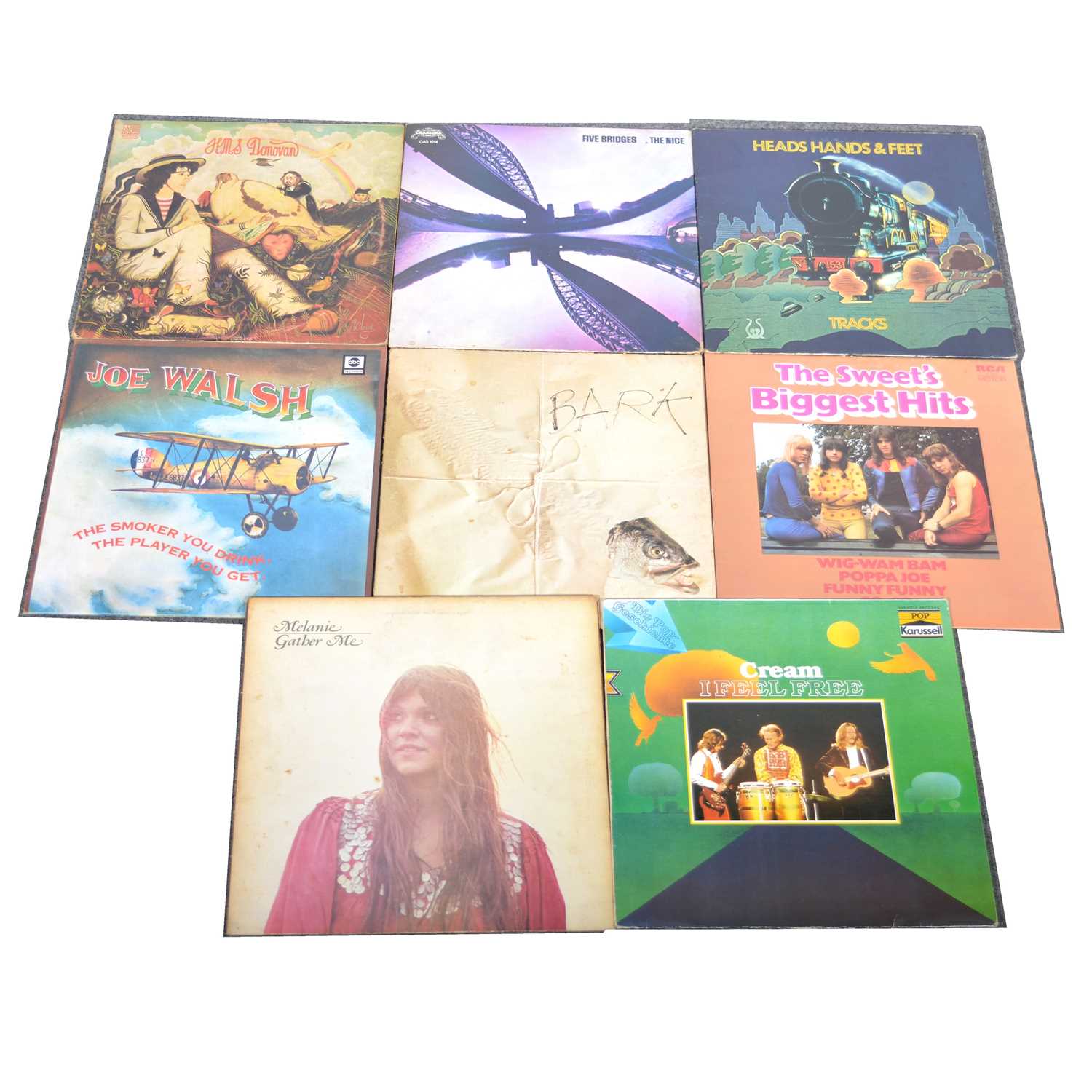 Lot 27 - Thirty LP vinyl records; mostly 1970s Rock, Progressive Rock, Psychedelic Rock and others