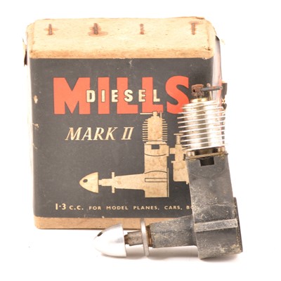 Lot 162 - MILLS 1.3cc diesel NN boxed with spare tank...