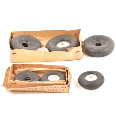 Lot 165 - KEIL PNEUMATIC wheels 2.5 and 3.5 inch, both...