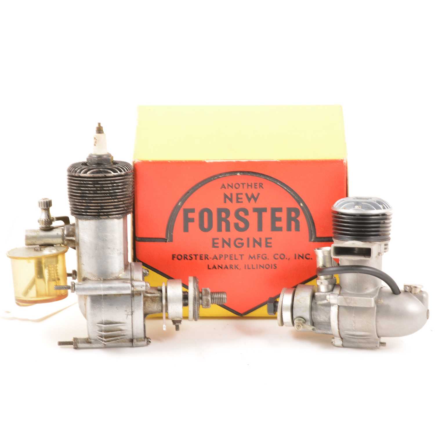 Lot 166 - FORSTER .29 SPARKIE with 2 coils, condensers,